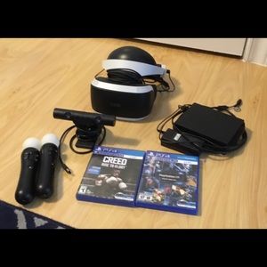 PSVR with câmera included+2 games